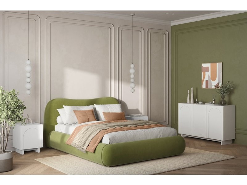 Кровать Эмбер 180 Barhat Olive photo 2