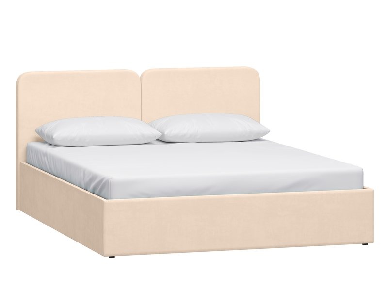 Кровать Вилена 140 Barhat Beige