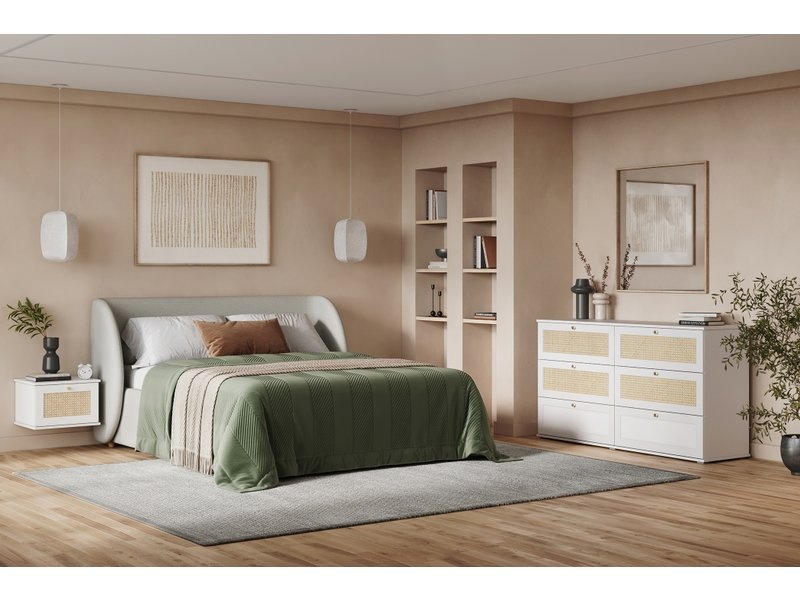 Тумба прикроватная Алвис-1 White photo 2