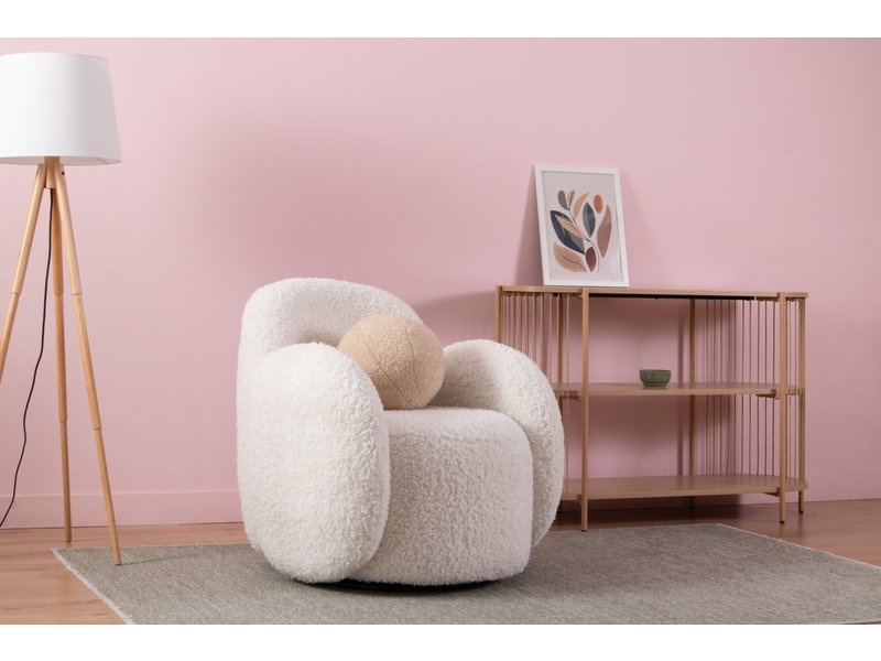 Кресло поворотное Теоп Cozy Milk photo 3