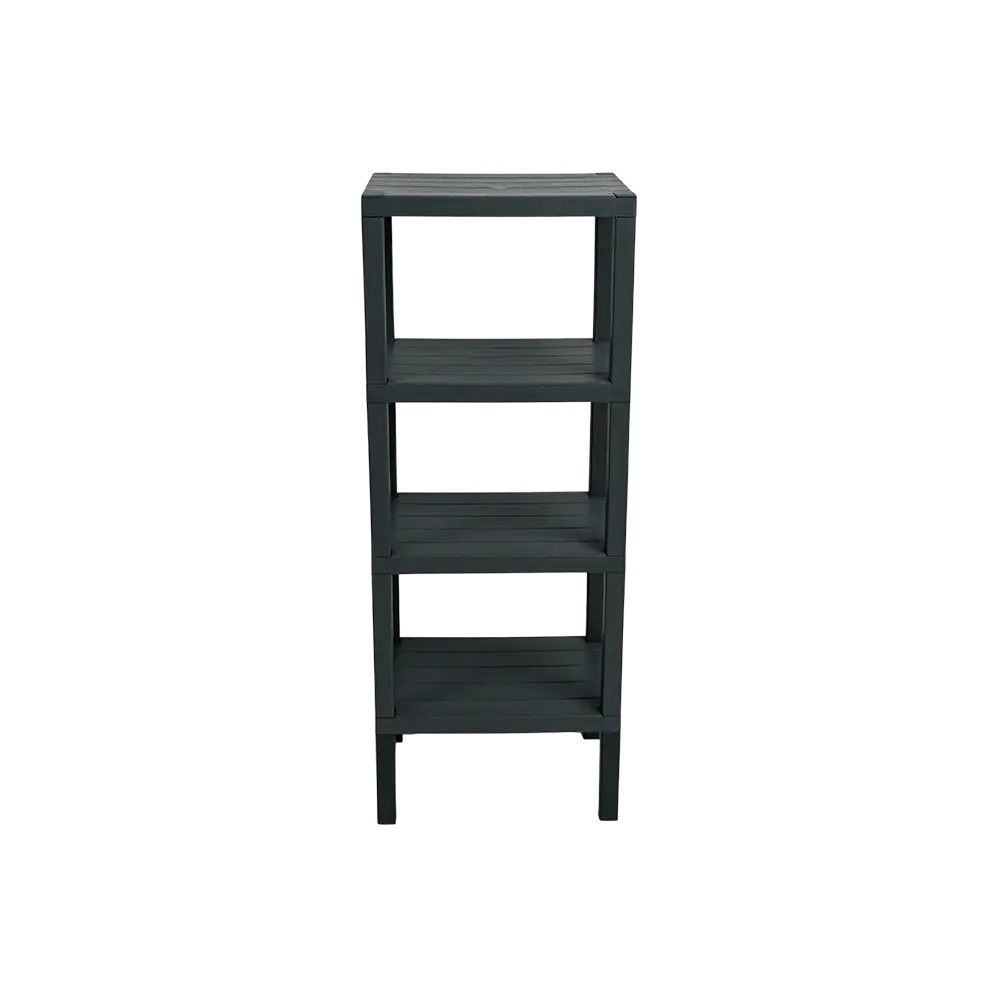 Полка модульная Baroness Home четырёхъярусная, чёрная 38х29х100 см photo 3