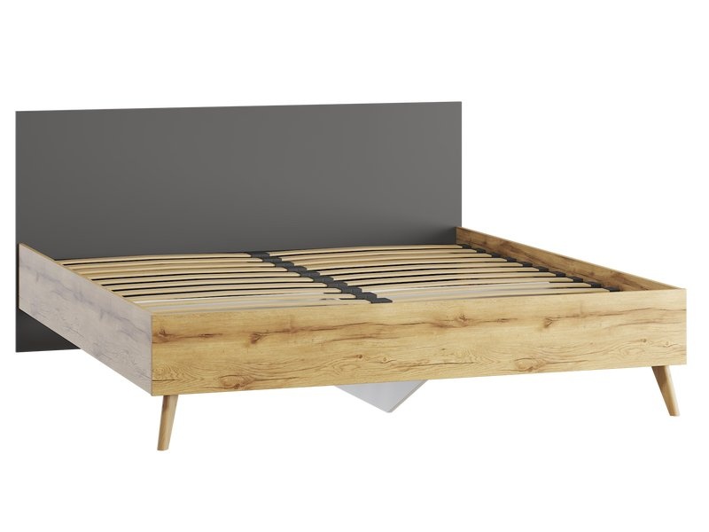 Кровать Нордик 180 Wood Grey photo 3