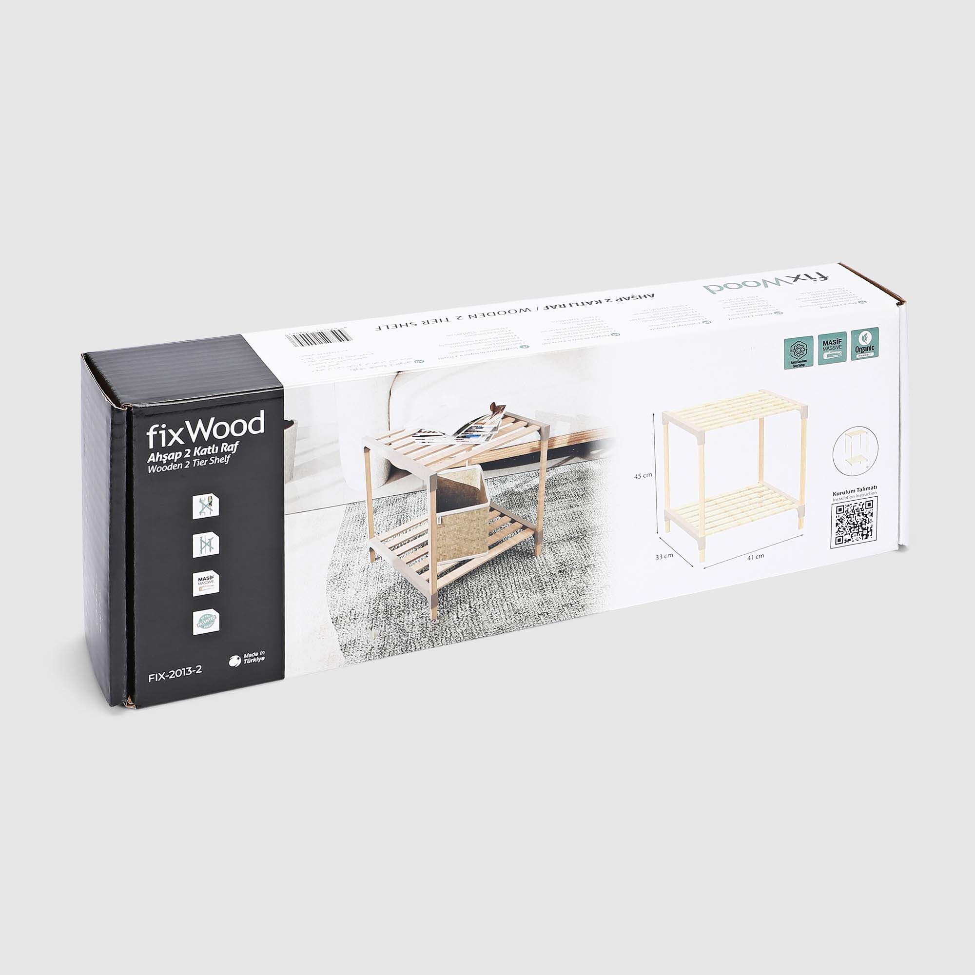 Стеллаж для хранения Fixwood Fix-2013-2 бежевый 41х34х46 см photo 5