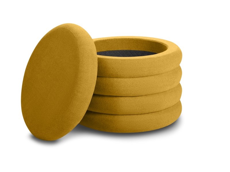 Пуф Поул Bucle Yellow photo 3