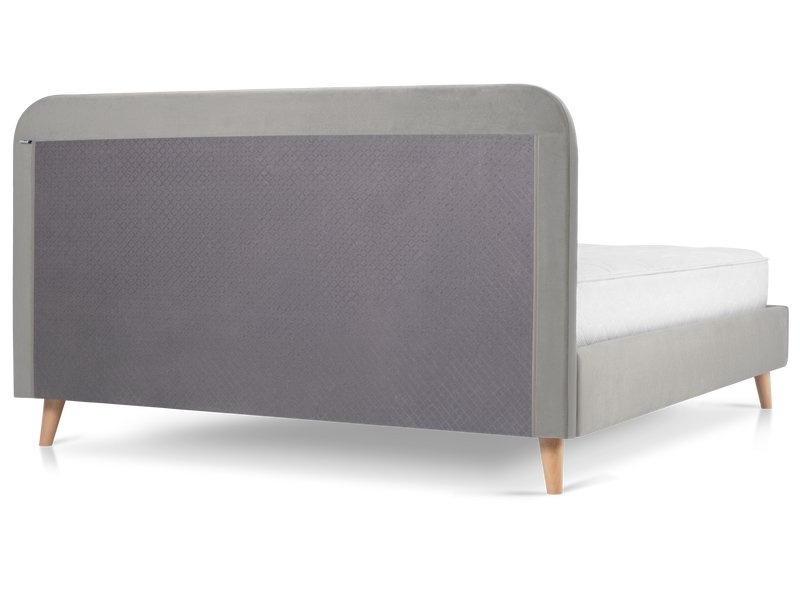 Кровать Динс 160 Velvet Silver photo 5