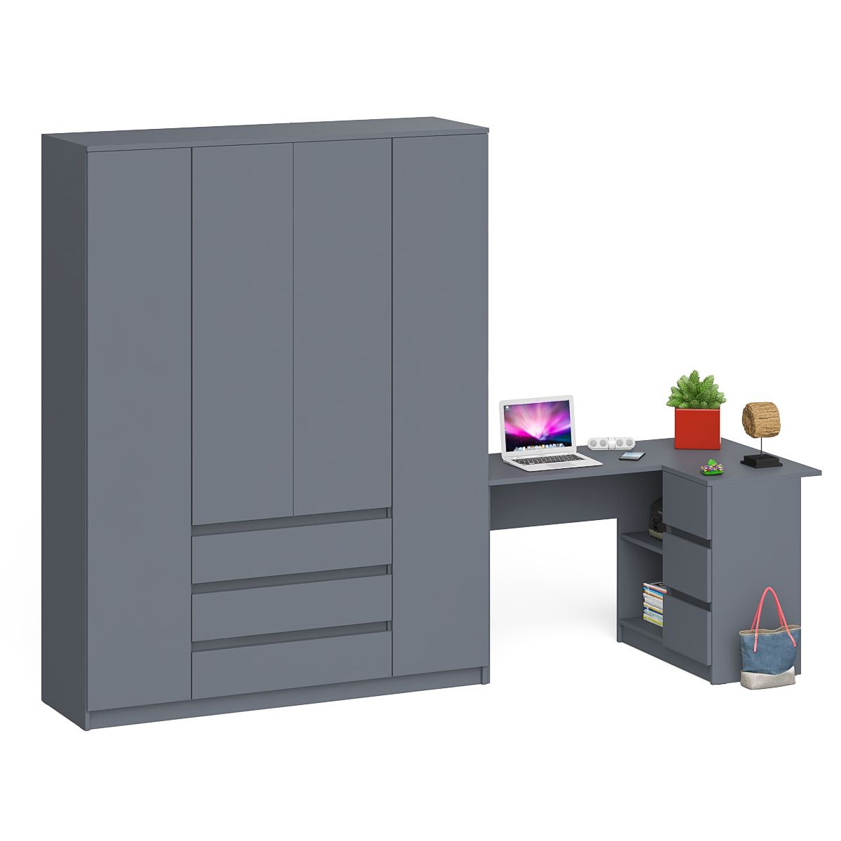 Стол Свк Мори Мс16 Тумбой Шкаф 1600 284