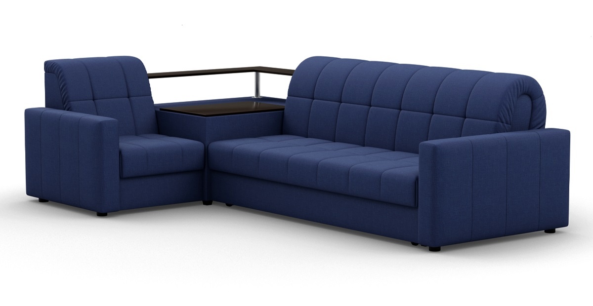 Угловой диван Инсбрук NEXT 180 K-4 с полкой венге photo 2