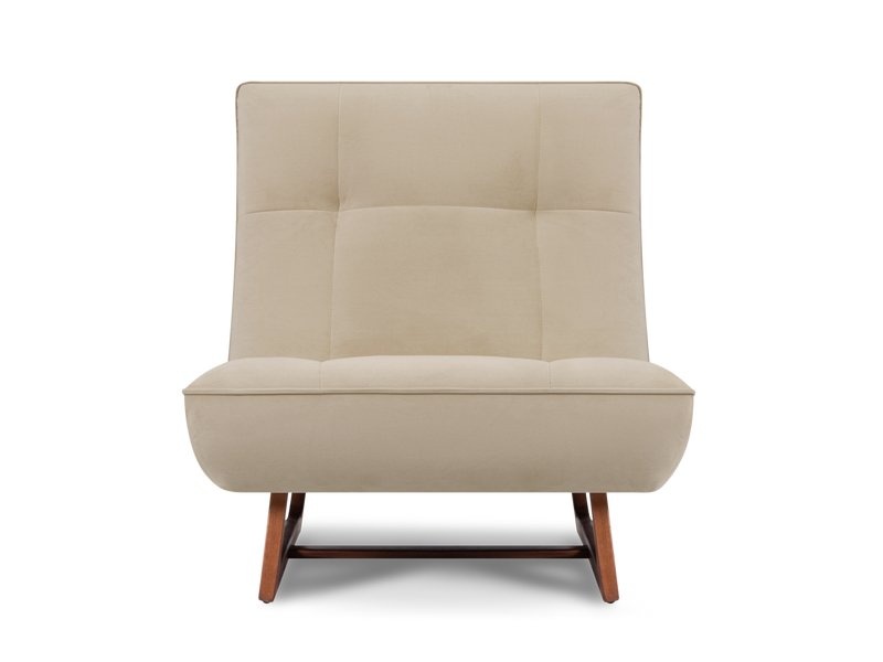 Кресло Рибс Velvet Beige photo 3