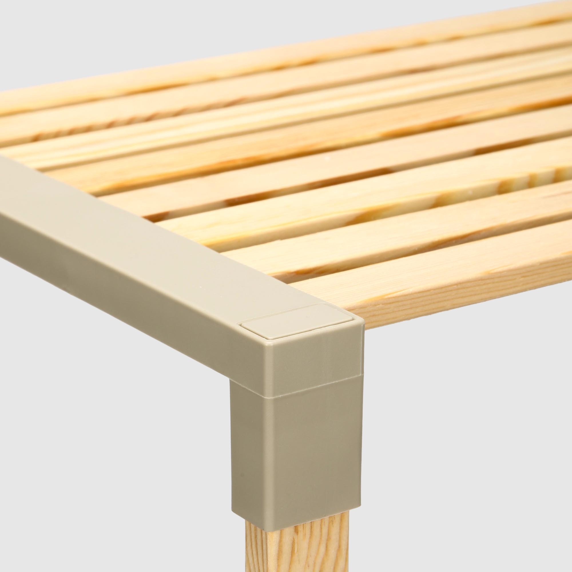 Стеллаж для хранения Fixwood Fix-2013-4 бежевый 41х34х116 см photo 3