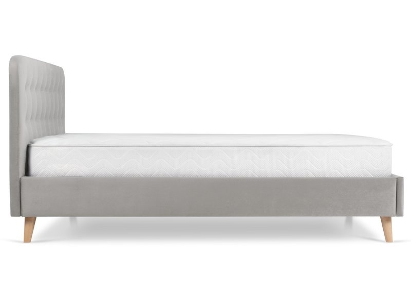 Кровать Динс 160 Velvet Silver photo 2