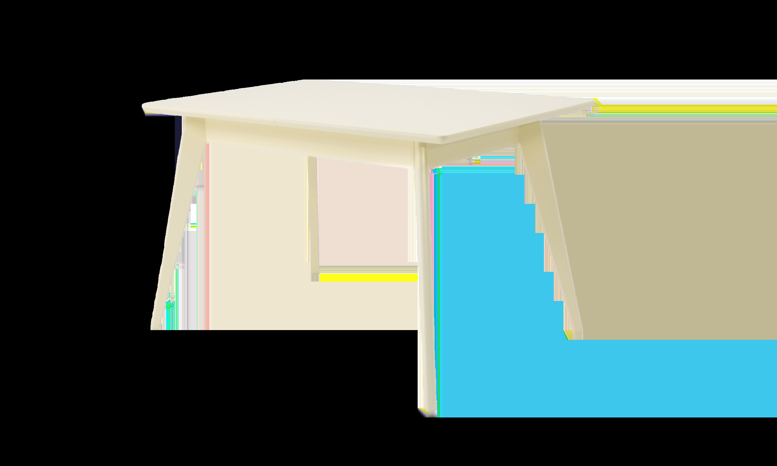 Стол Zip Сканди 120 Слоновая Кость