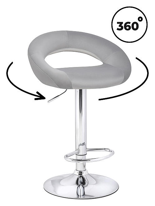 Барный стул Oazis серый