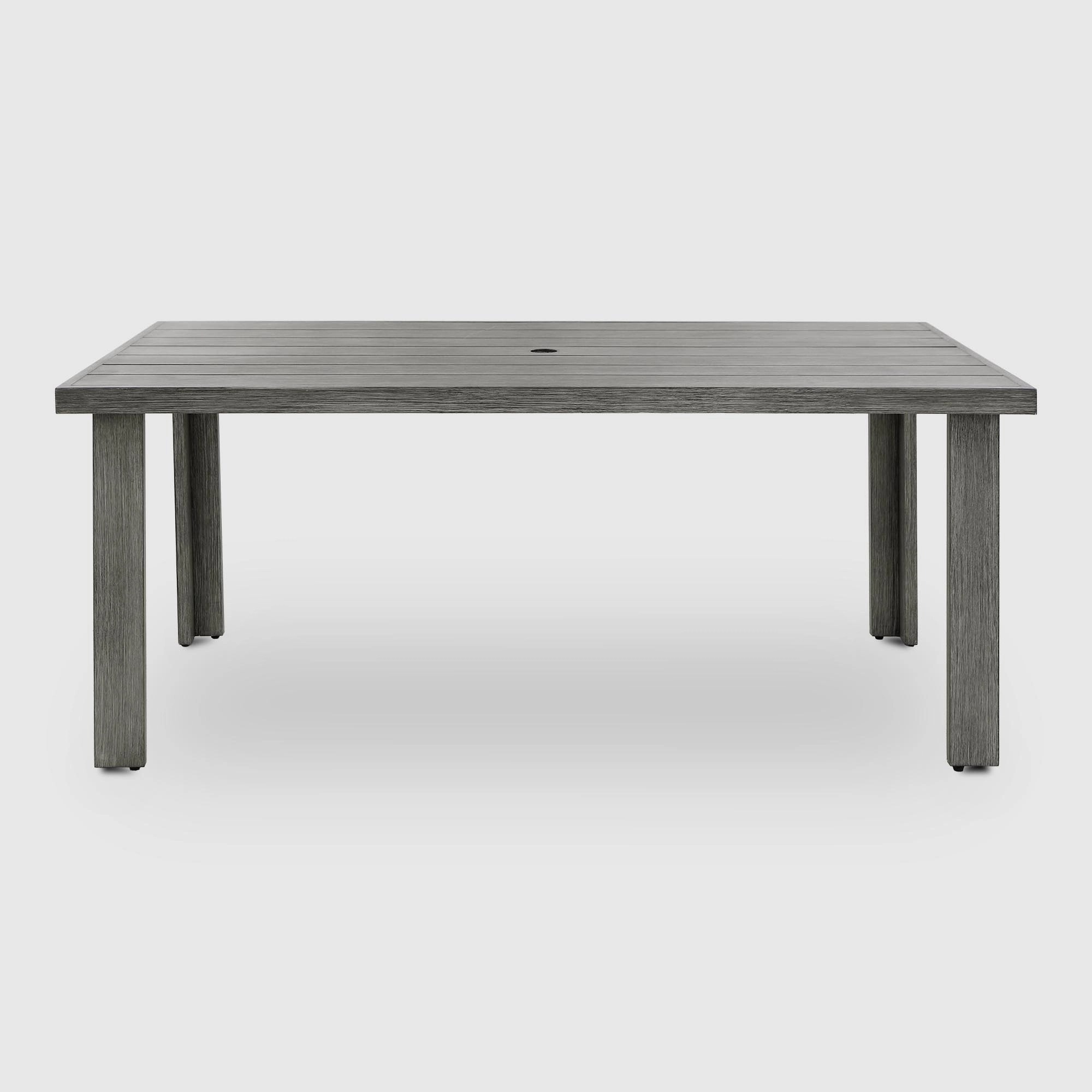 Стол обеденный Golden Eagle алюминиевый серый 183х100х75 см photo 2