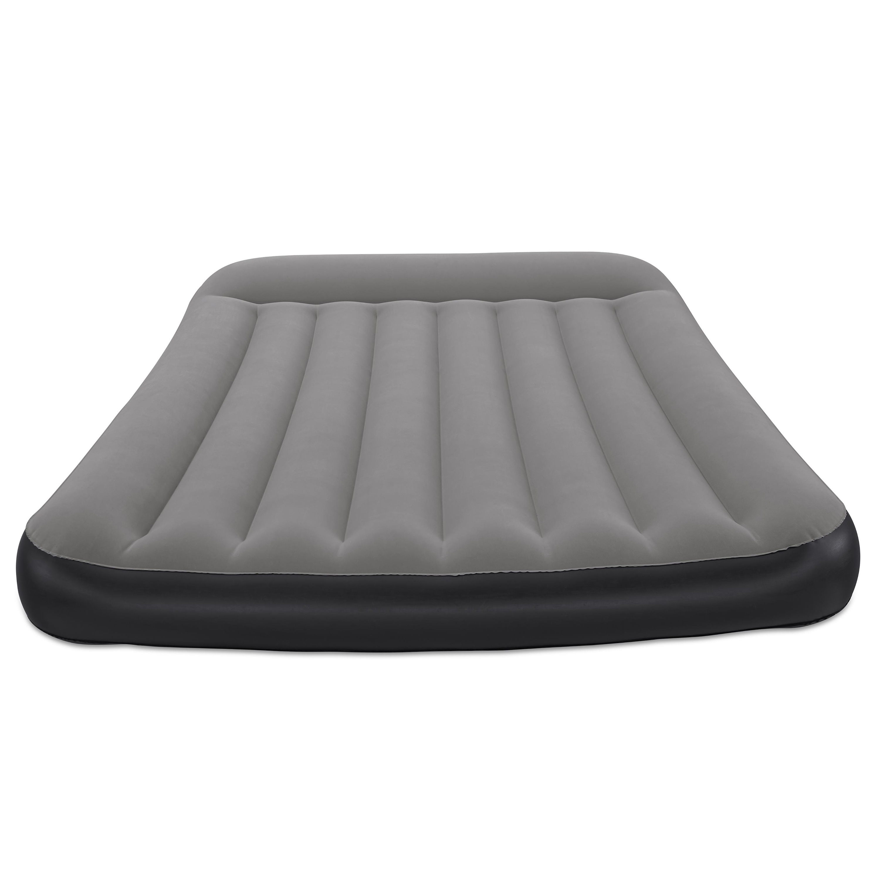 Надувной матрас Bestway Tritech Airbed со встроенным насосом, серый, 191х137х30 см (671BR) photo 2