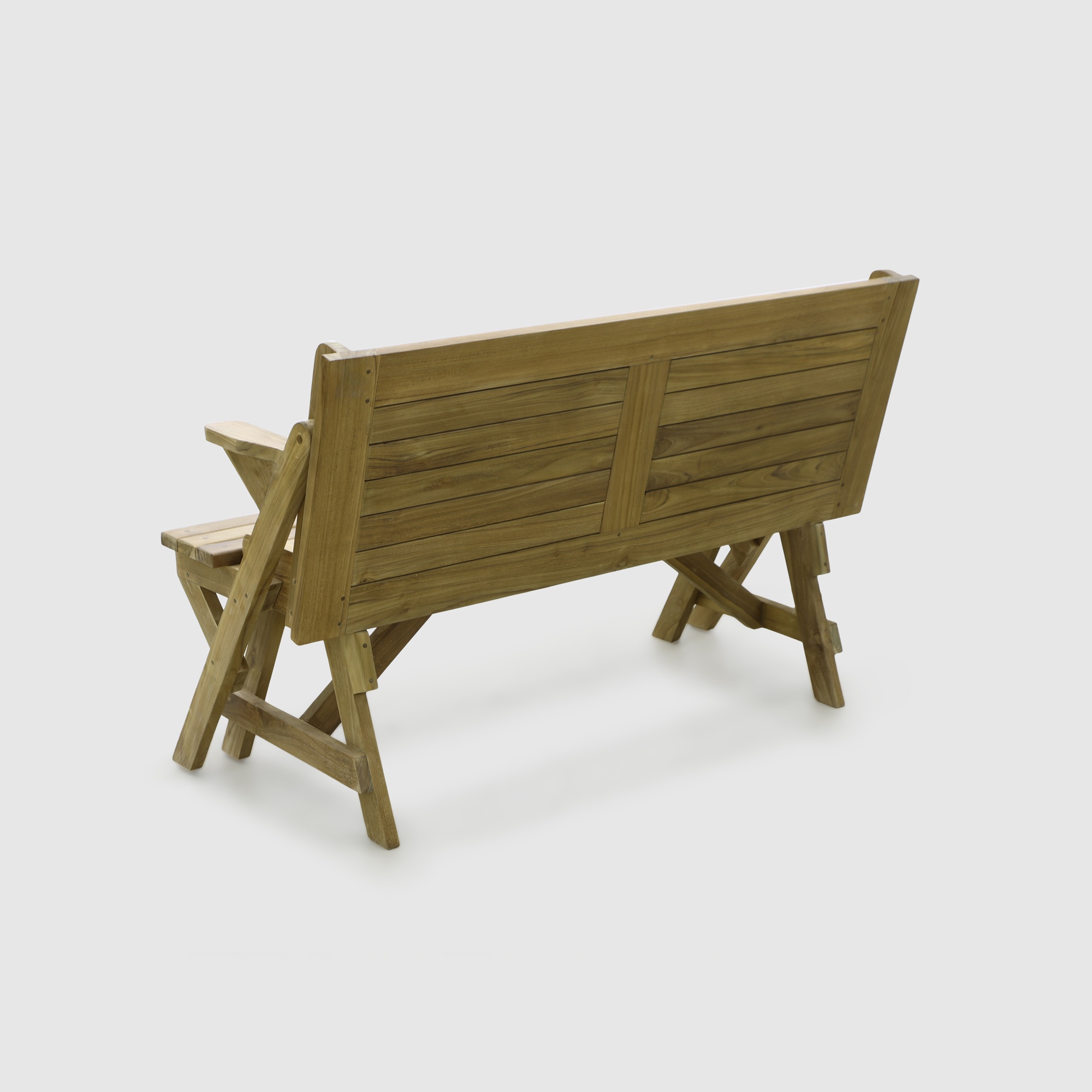 Комплект садовой мебели Rohman Java Magic скамейка-трансформер 138х130х76 см photo 3