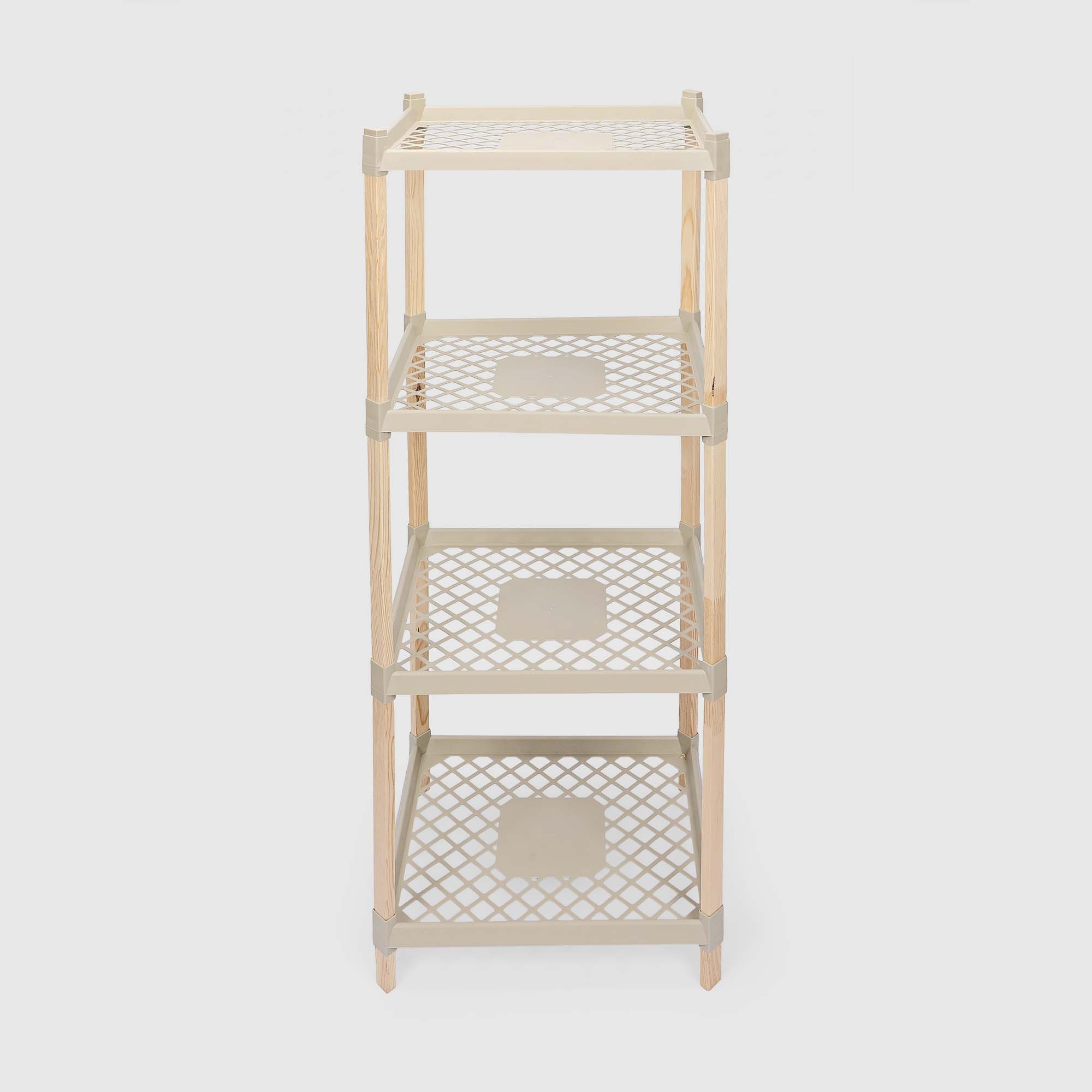 Этажерка для хранения Fixwood Fix-2000-4 бежевая 44х37х112 см photo 2