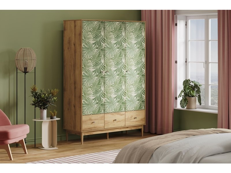 Распашной шкаф Тайрон-3 Monstera photo 3