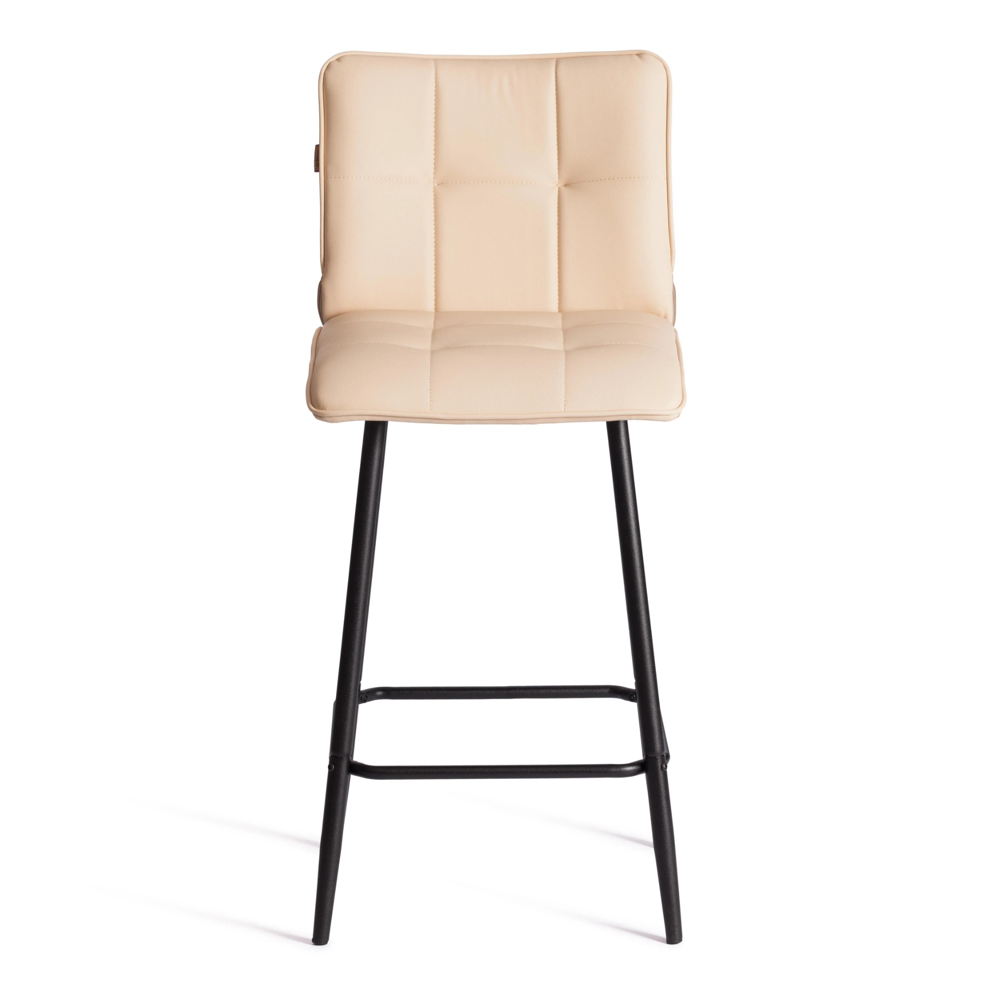 Полубарный стул TC Bari/Бари экокожа , бежевый, 42х55х99 см photo 5