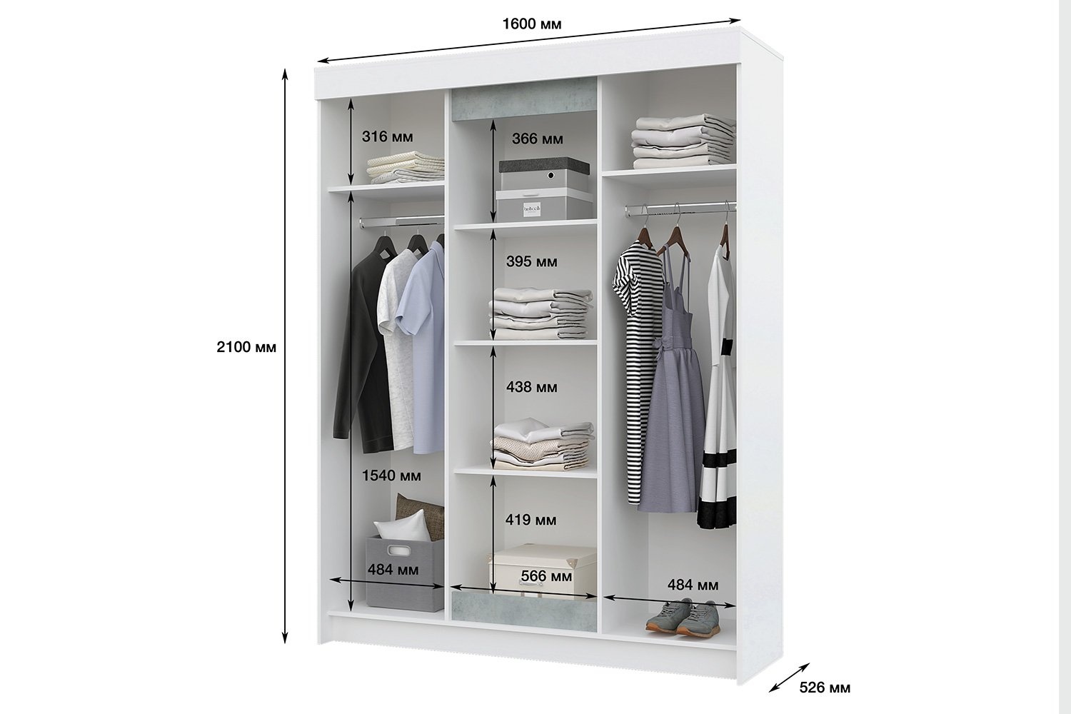 Шкаф Купе Victor photo 2