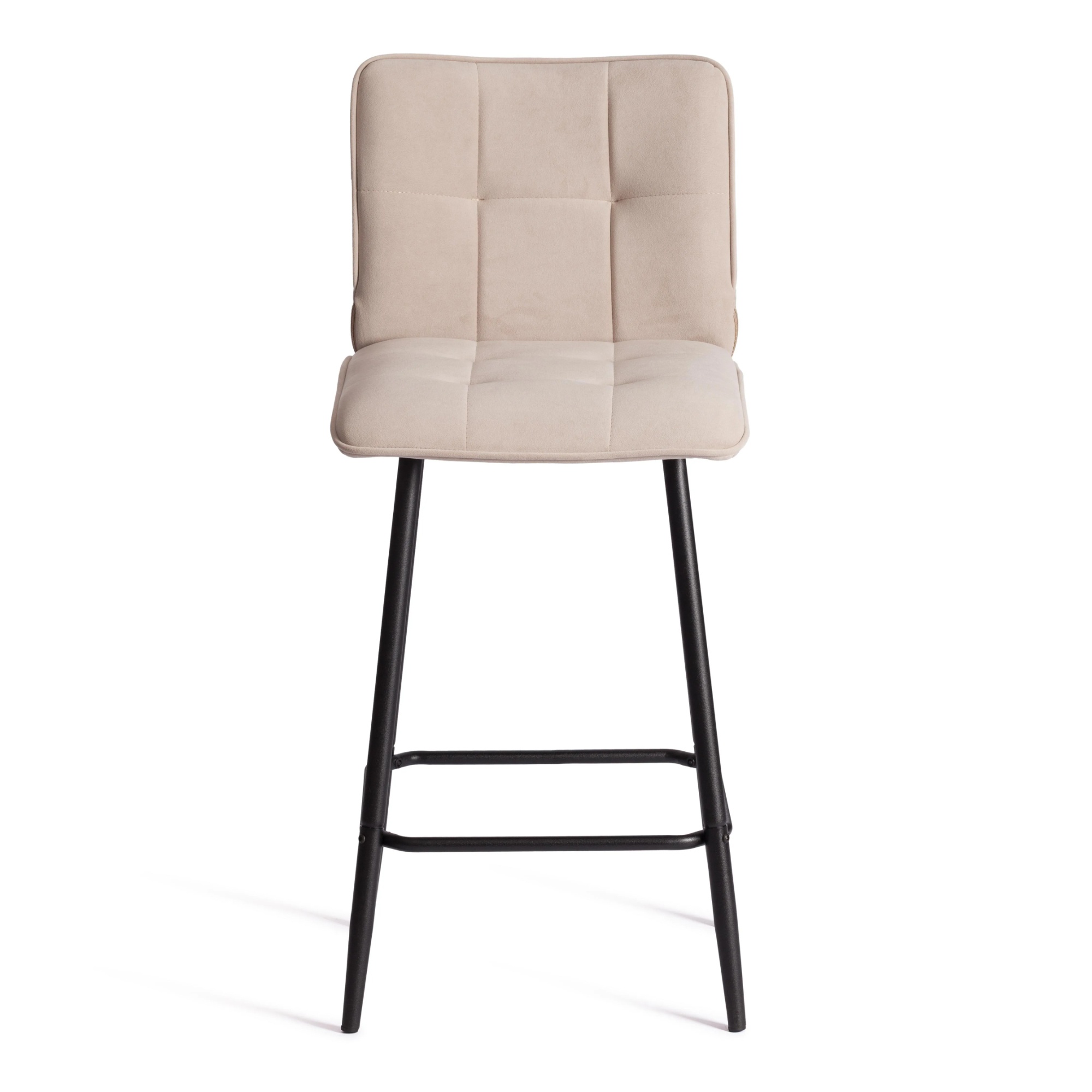 Полубарный стул TC Bari/Бари велюр, бежевый, 7, 42х55х99 см photo 5