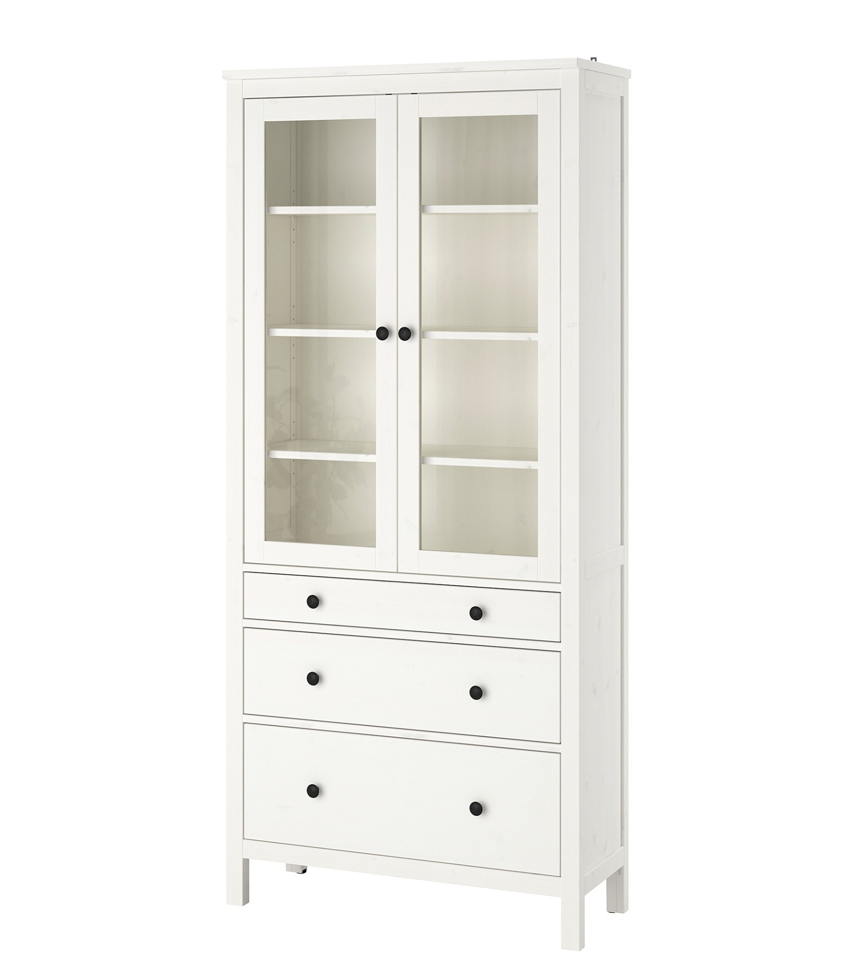 Шкаф Витрина 3 Hemnes Икея photo 3