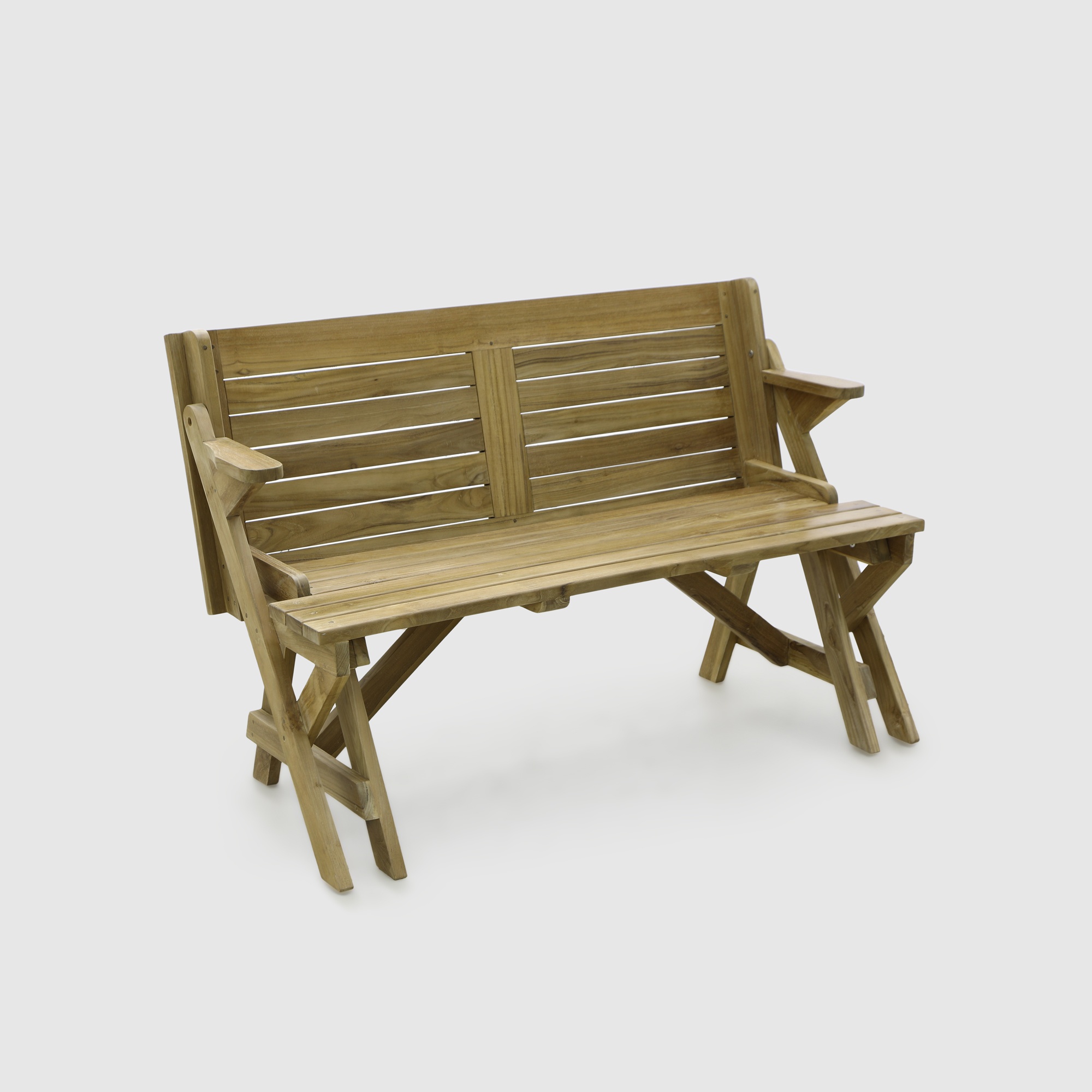 Комплект садовой мебели Rohman Java Magic скамейка-трансформер 138х130х76 см photo 2