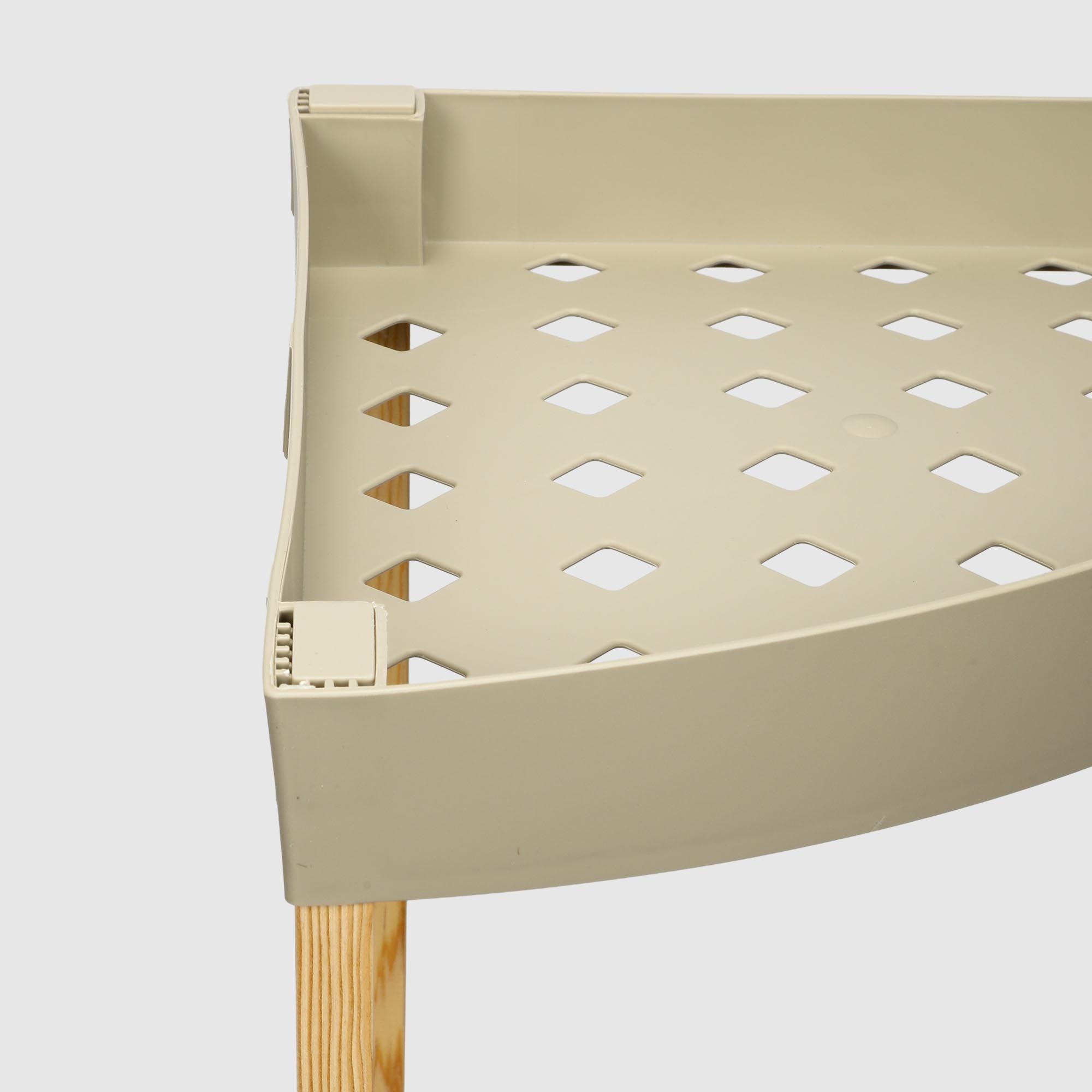 Этажерка для хранения Fixwood Fix-2002 угловая бежевая 31х31х79 см photo 3