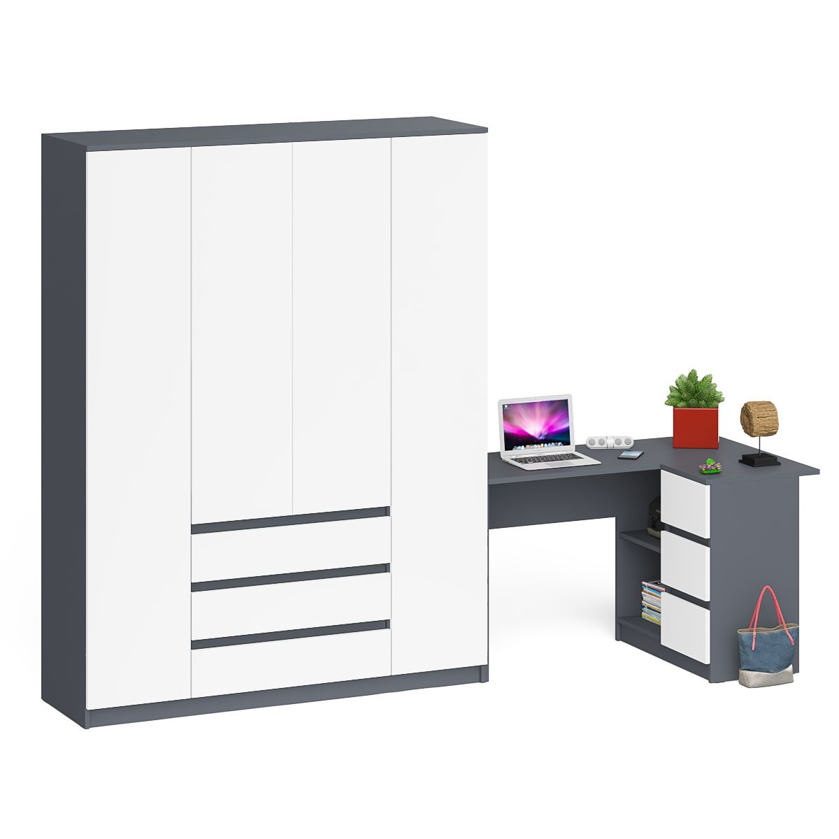 Стол Свк Мори Мс16 Тумбой Шкаф 1600 284