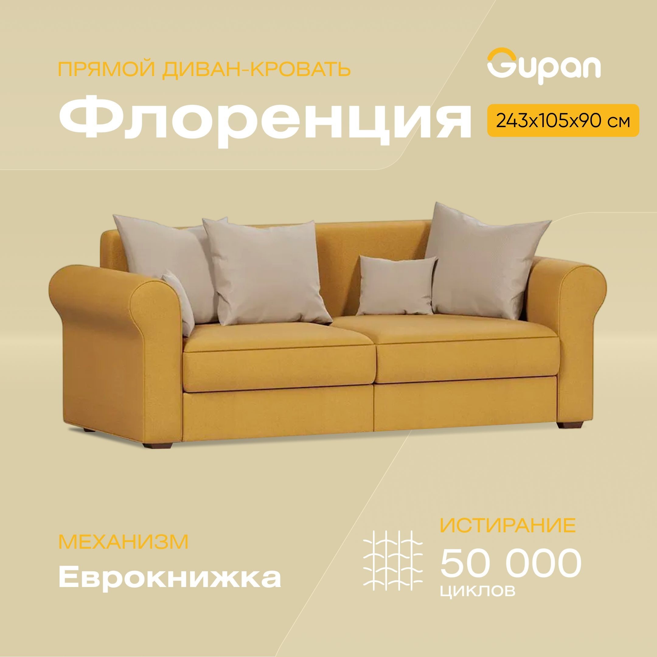 Диван Кровать Gupan Флоренция Amigo