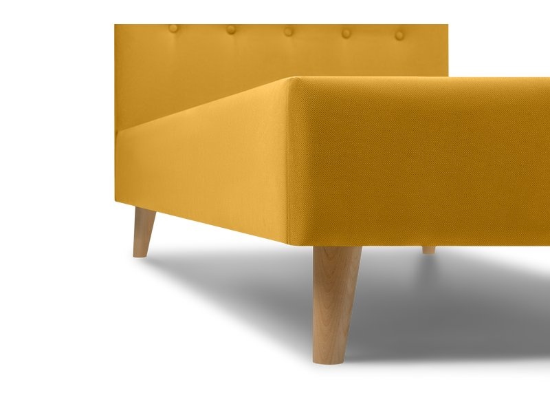 Кровать Динс 90 Velvet Yellow photo 5