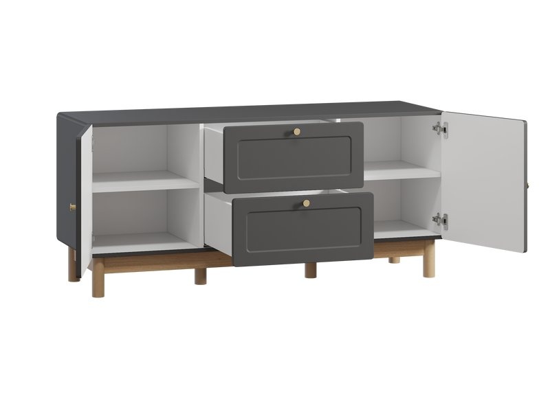 ТВ-тумба Виклу-1 Grafit Oak photo 3