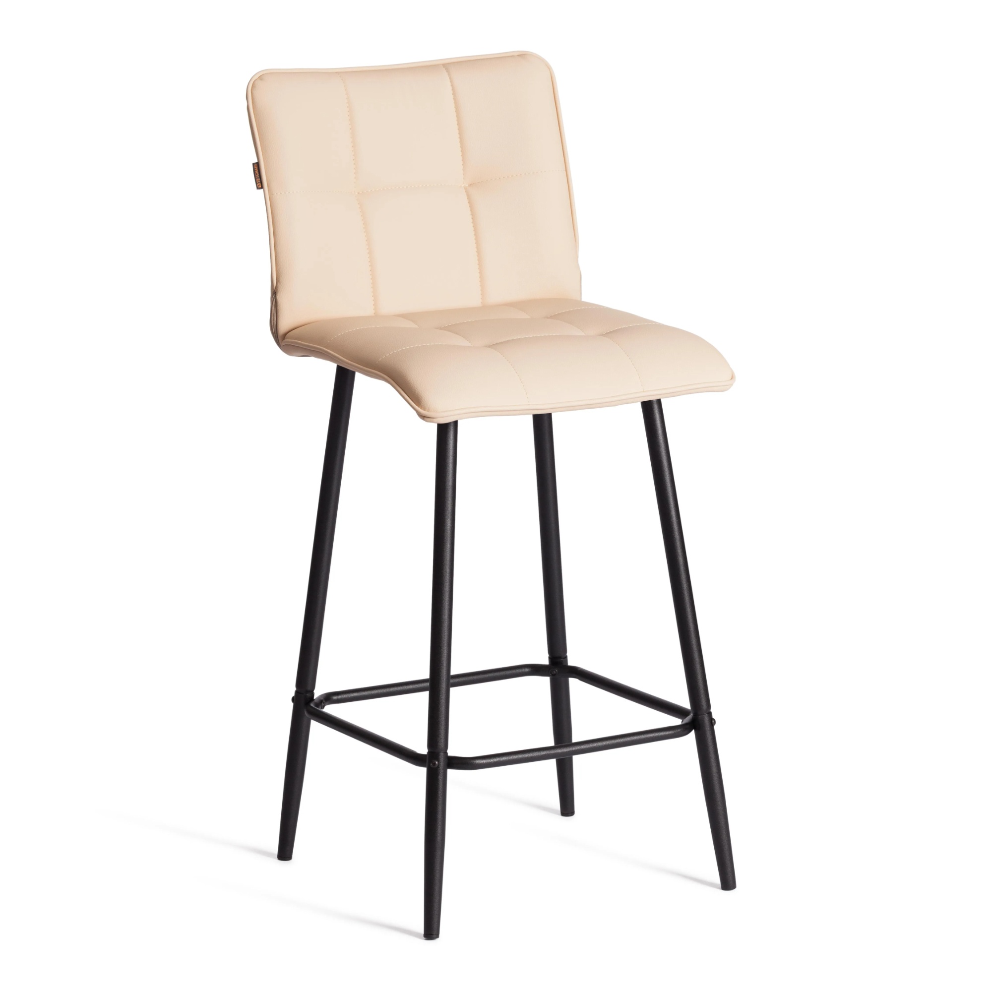 Полубарный стул TC Bari/Бари экокожа , бежевый, 42х55х99 см