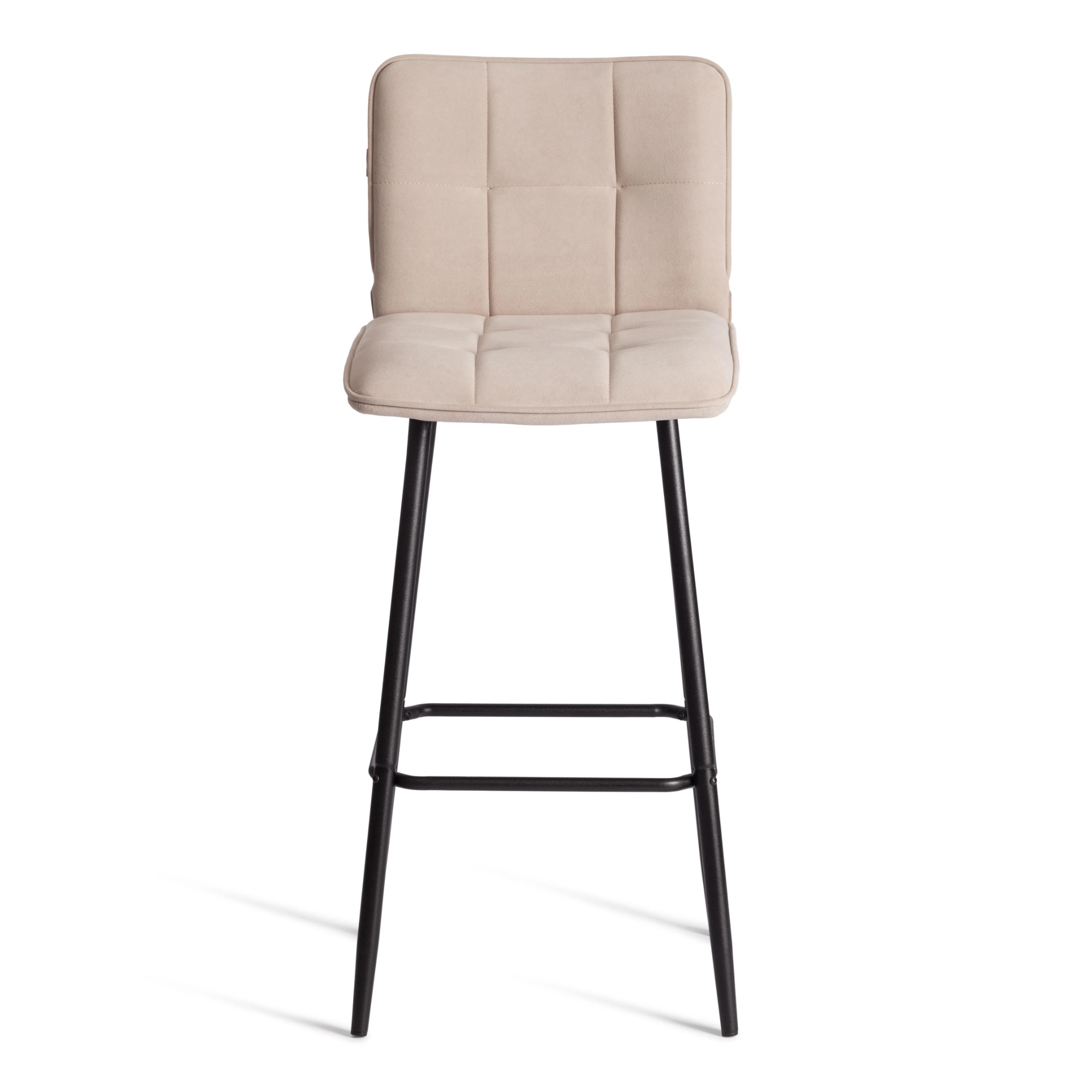 Барный стул TC Bari/Бари велюр, бежевый, 7, 45х56х110 см photo 5