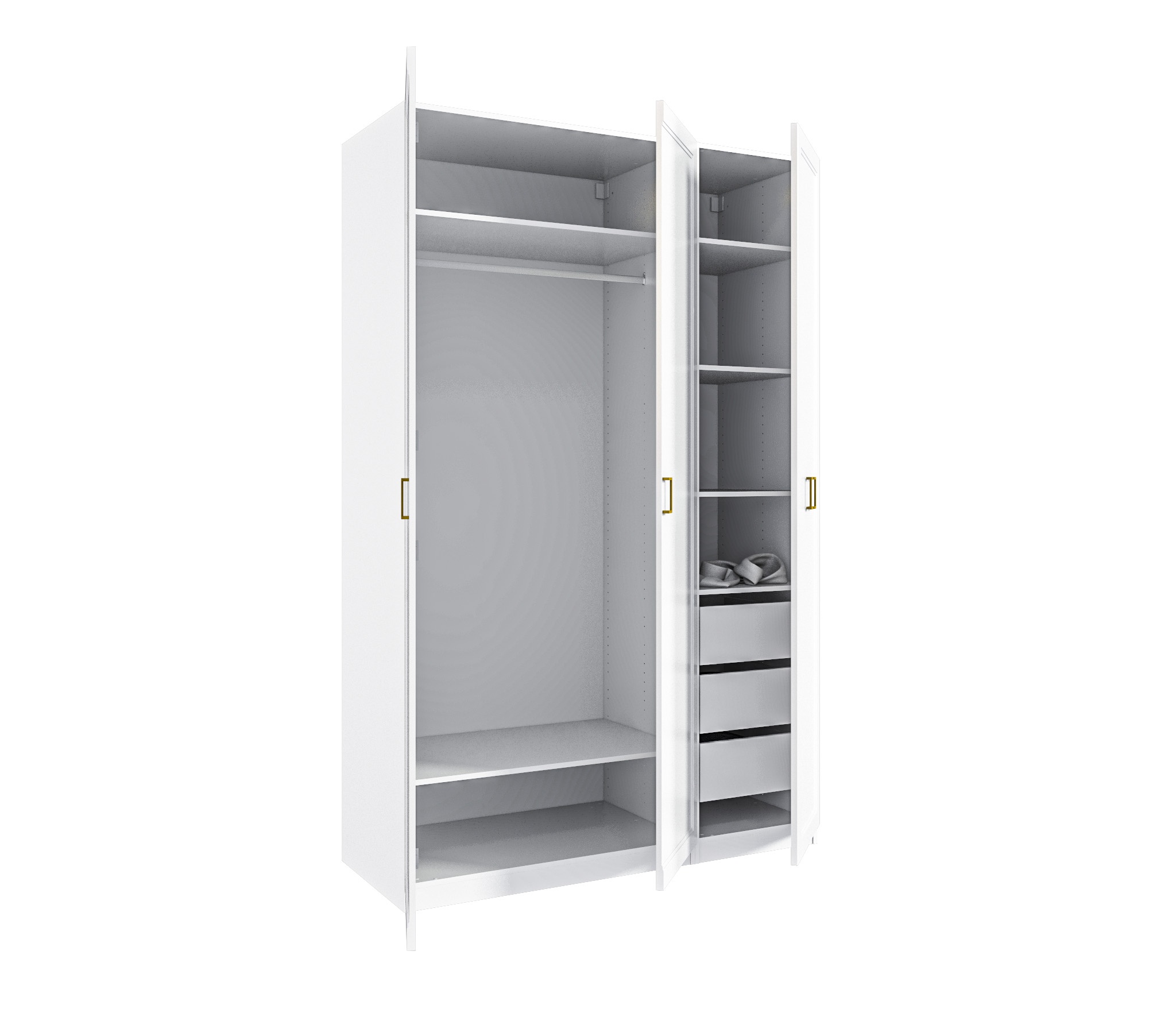 Шкаф трехдверный Ассоль/Макс 1500 мм photo 4
