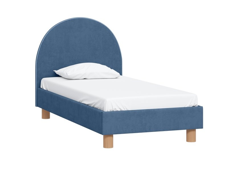 Кровать Лора 90 Velvet Navy Blue