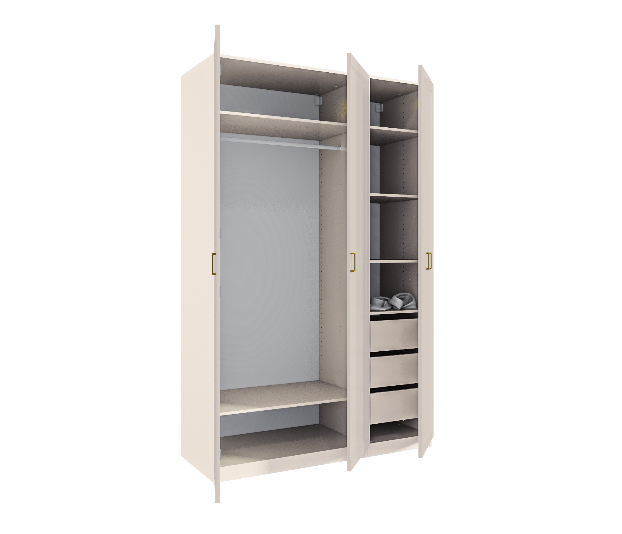 Шкаф трехдверный Ассоль/Макс 1500 мм photo 4