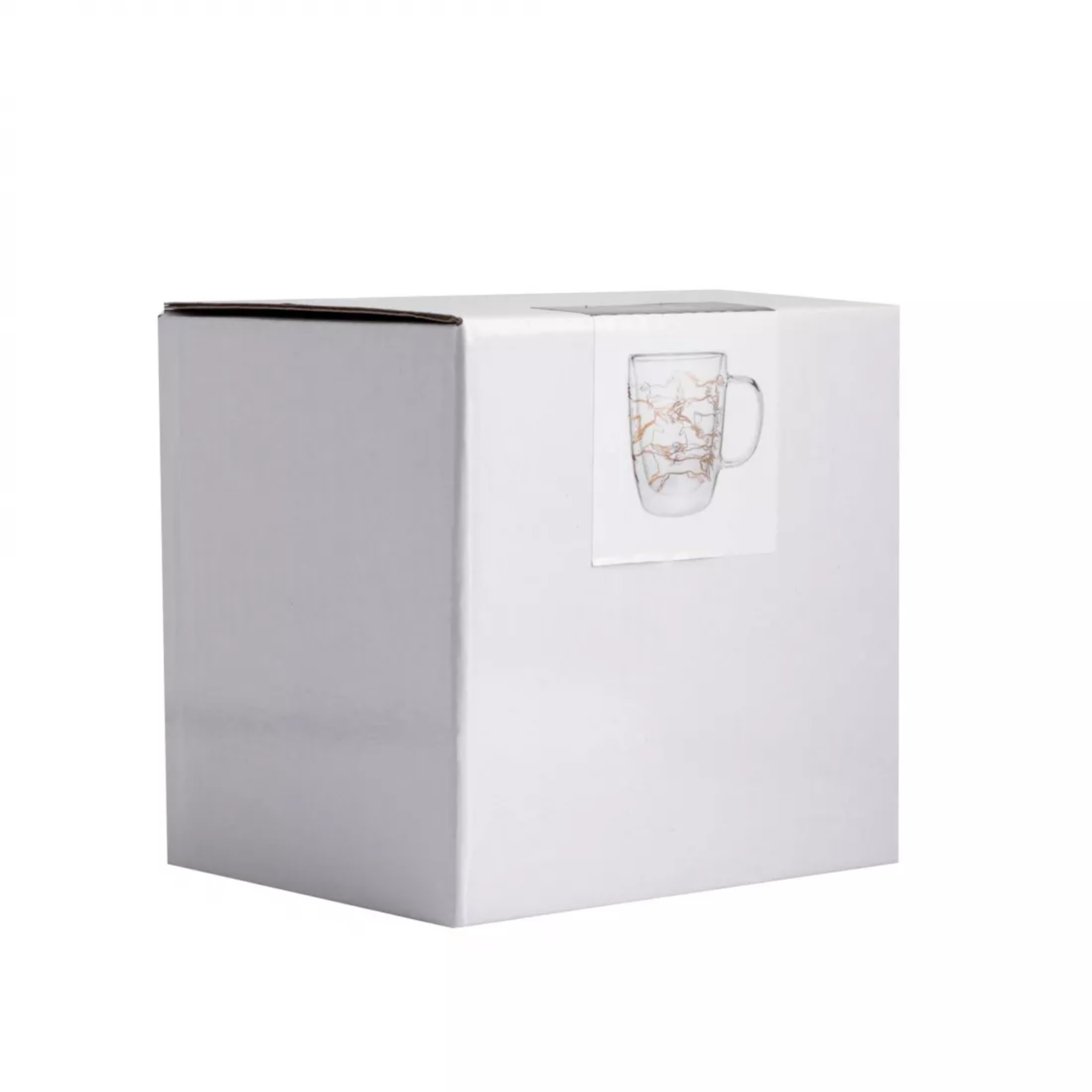 Кружка с двойными стенками Anna Lafarg кони wind-horse 370 мл золотистая photo 4