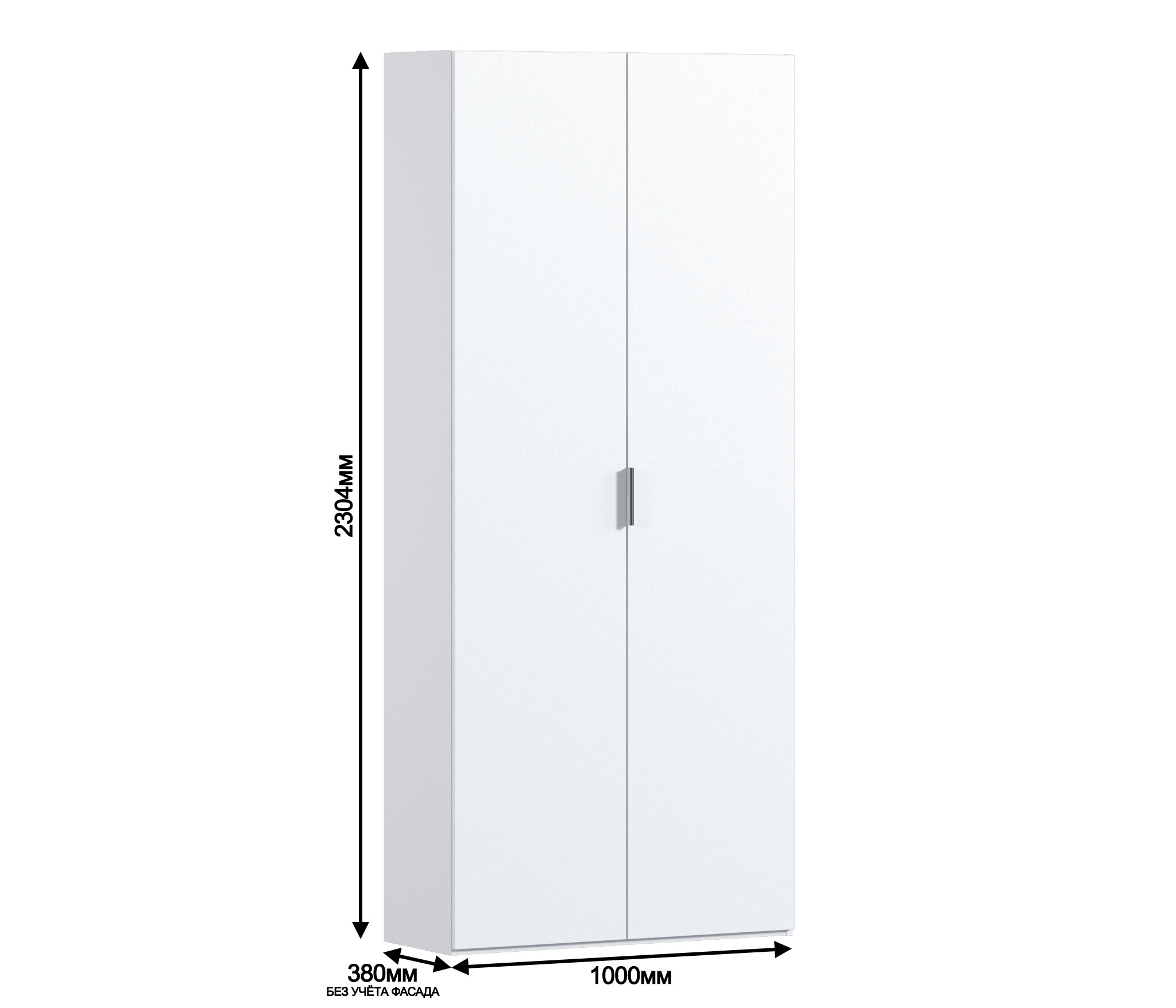 Корпус шкафа Мальта СБ-3257 Белый photo 3