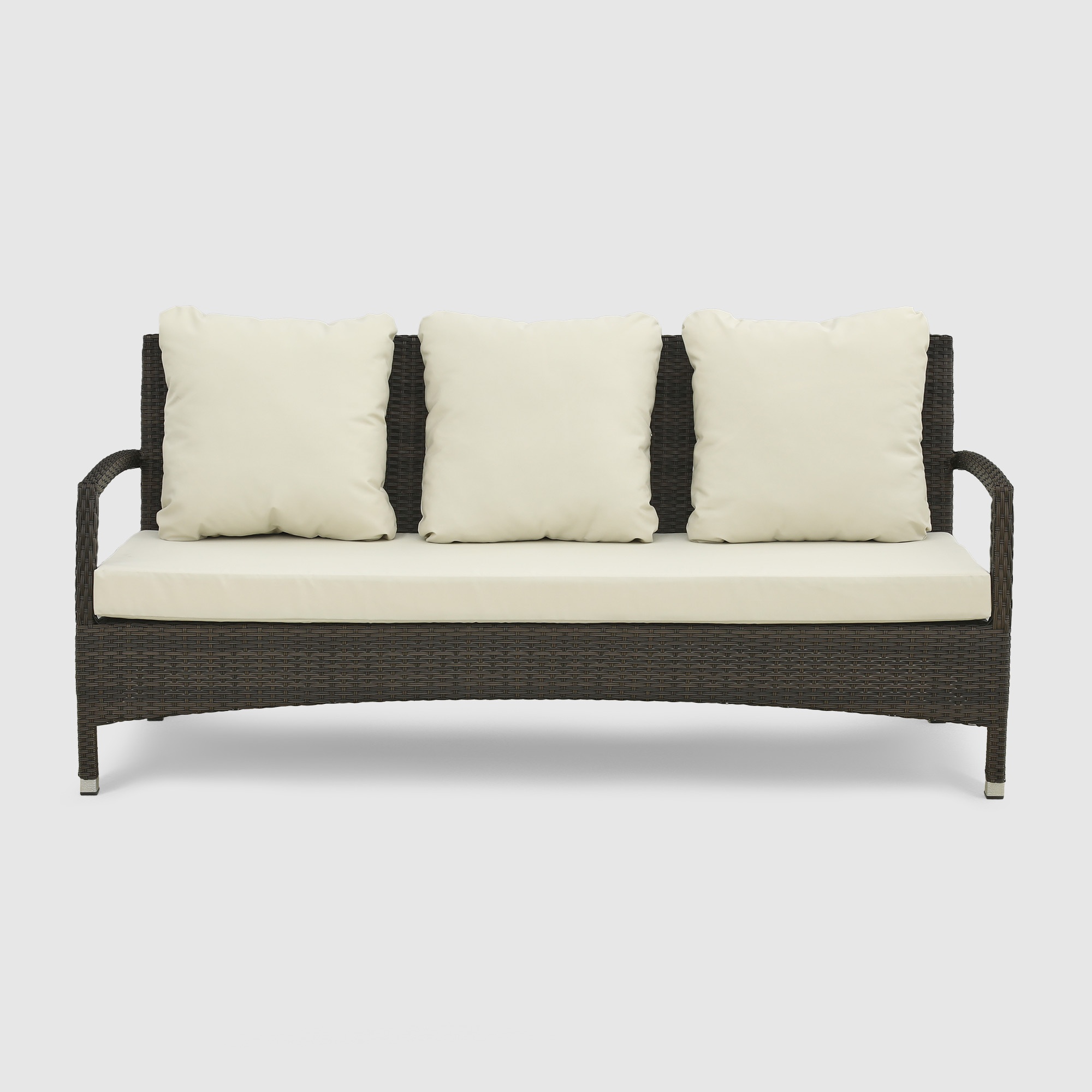 Комплект мебели Ns Rattan Shafran чёрный с белым 5 предметов photo 4