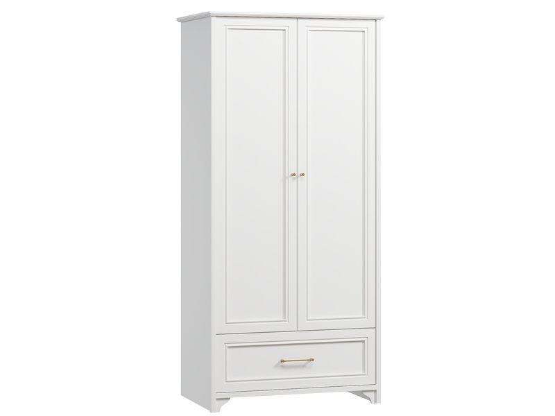 Распашной шкаф Монтео-2 White photo 3
