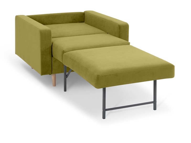 Кресло-кровать Динс Мини Velvet Lime photo 3