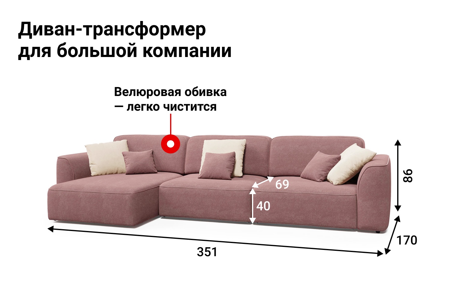 Диван Кровать Сиэтл photo 2