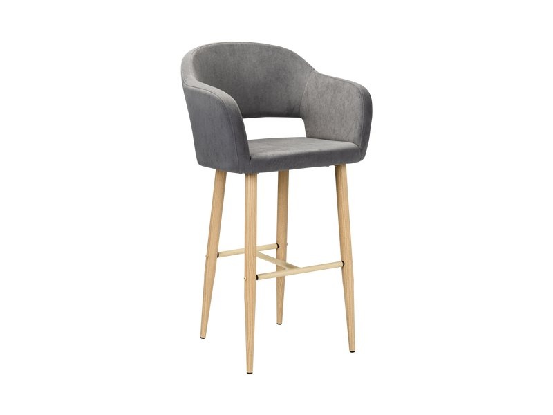 Стул барный Одар-1 Velvet Grey