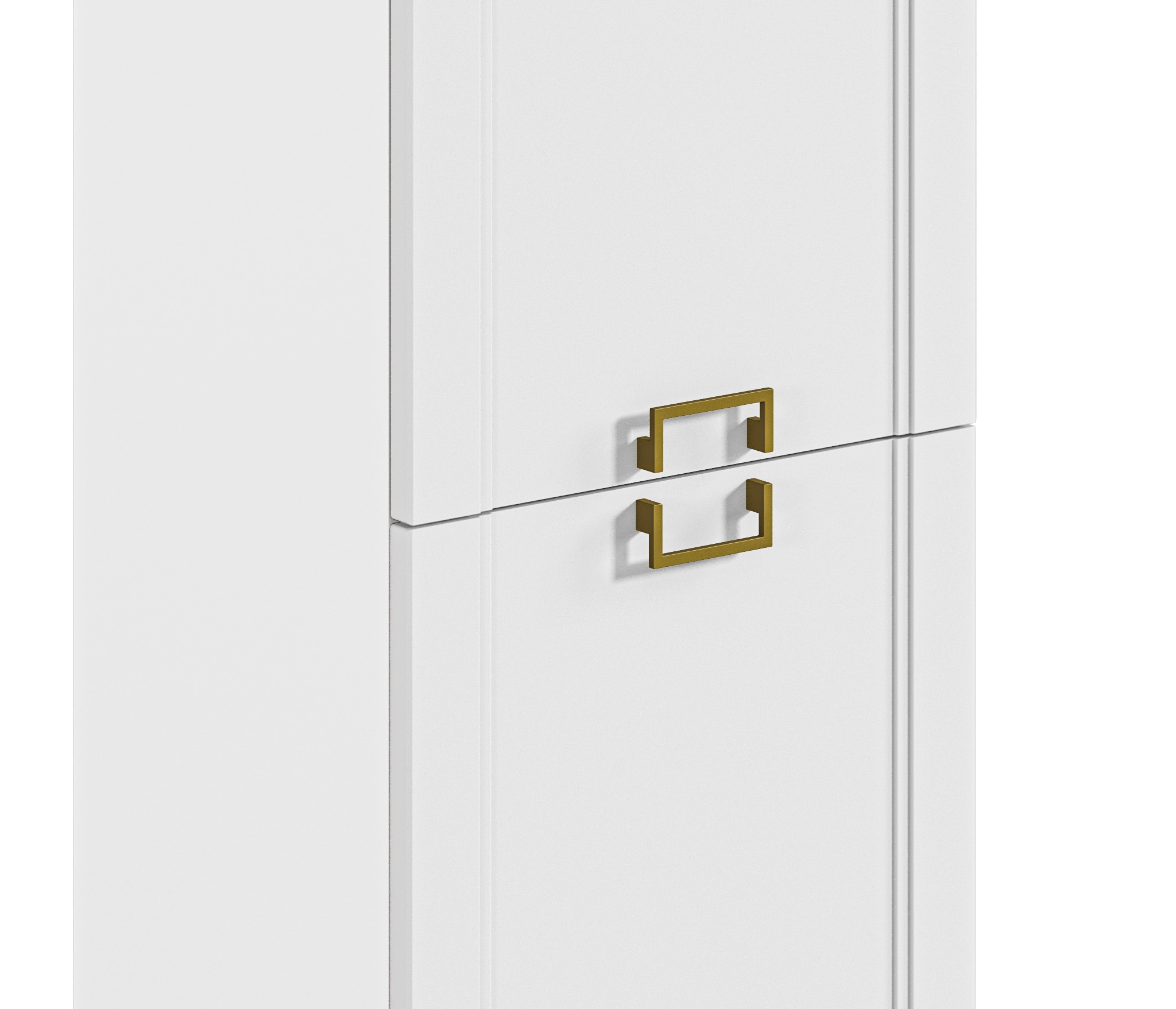 Шкаф-пенал Ассоль СБ-3430 Белый/МДФ Белый photo 3