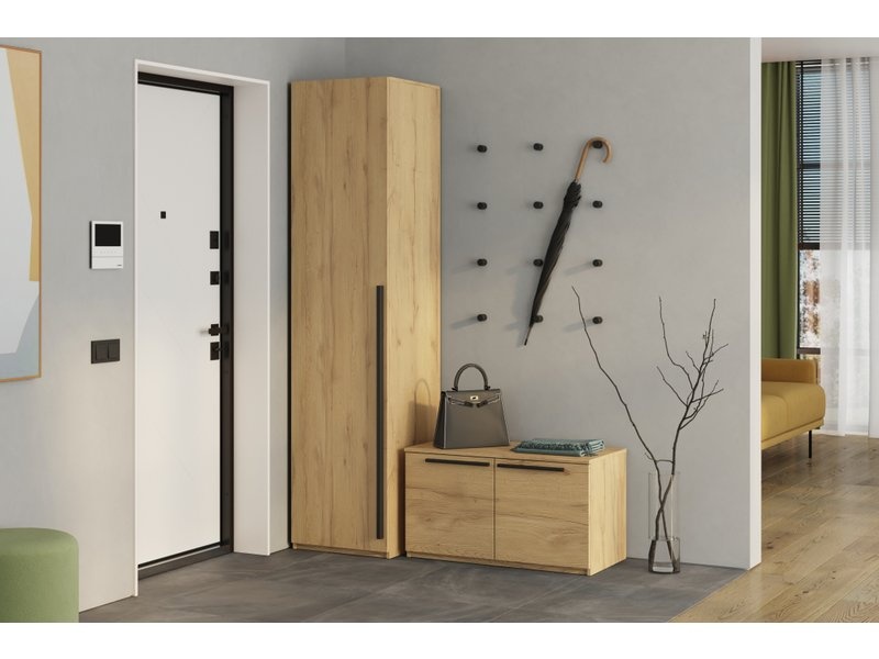 Распашной шкаф Кимбол-1-50-210 Wood photo 3