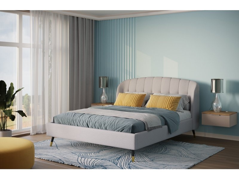 Кровать Льери 140 Bucle Silver photo 2