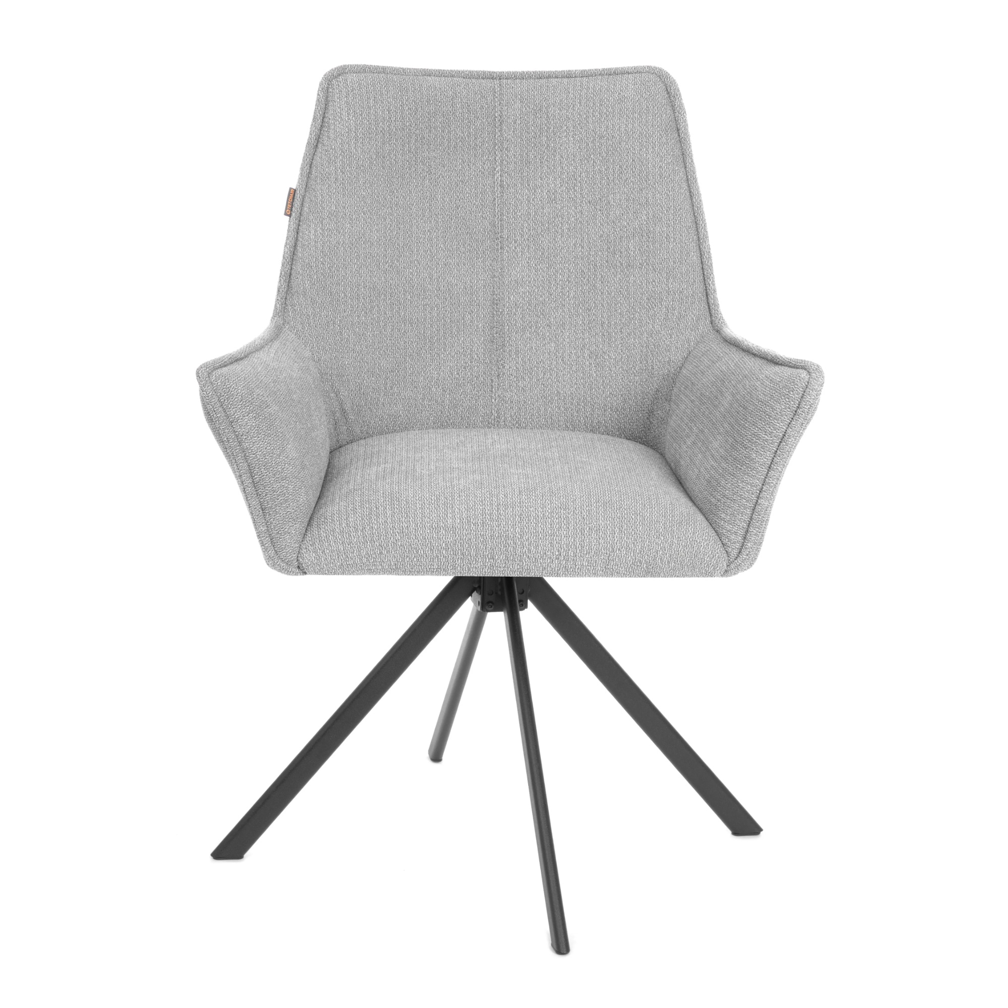 Кресло TC Murano/Мурано опора 360, велюр/букле (HYP), светло-серый photo 5