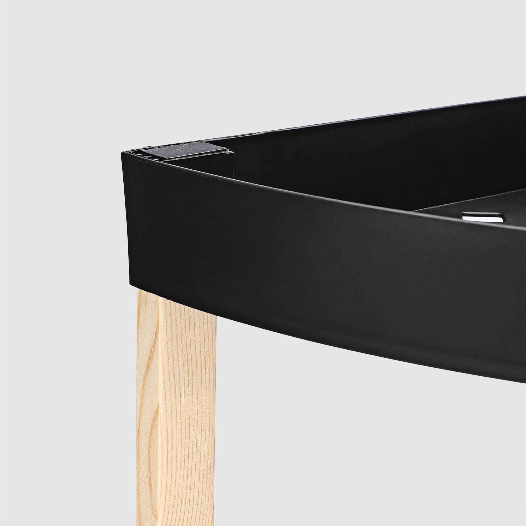 Этажерка для хранения Fixwood Fix-2002 угловая чёрная 31х31х79 см photo 3