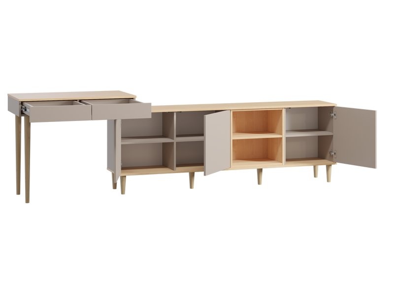 Стол-тумба Элвуд-2 Latte Plywood photo 3