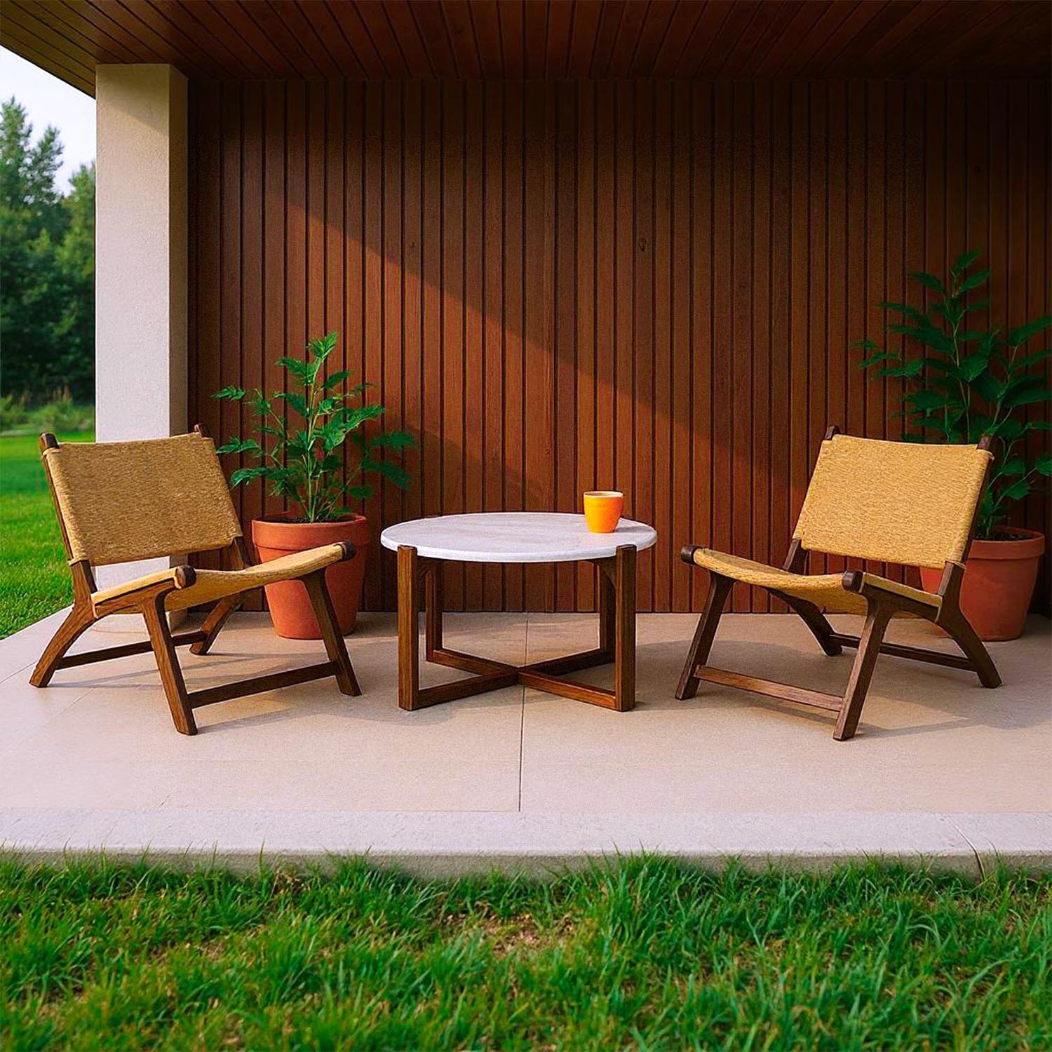 Комплект мебели Rattan grand Lumi из тика 3 предмета photo 2